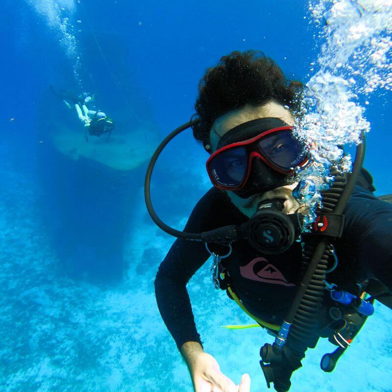 Open Water Diving at Cozumel  with Alan and friends